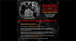 Desktop Screenshot of boxingontheboulevard.com