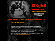 Tablet Screenshot of boxingontheboulevard.com